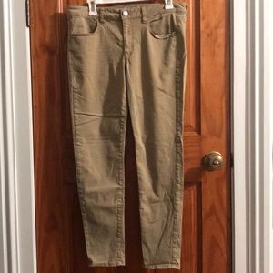 American Eagle khaki jeggings